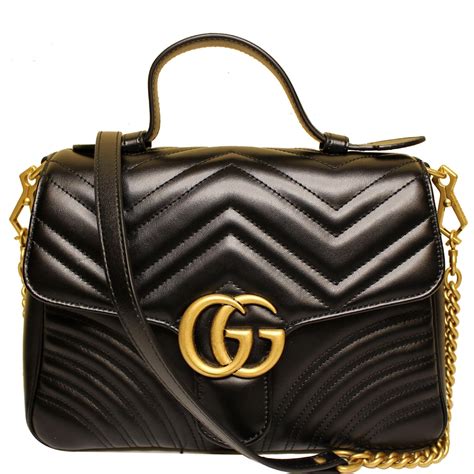 gucci gg marmont top handle bag review|Gucci GG Marmont shoulder bag.